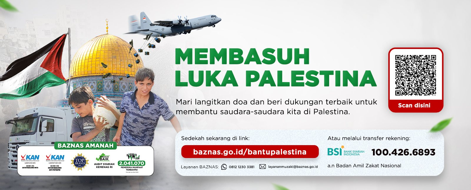 Membasuh Luka Palestina — BAZNAS RI