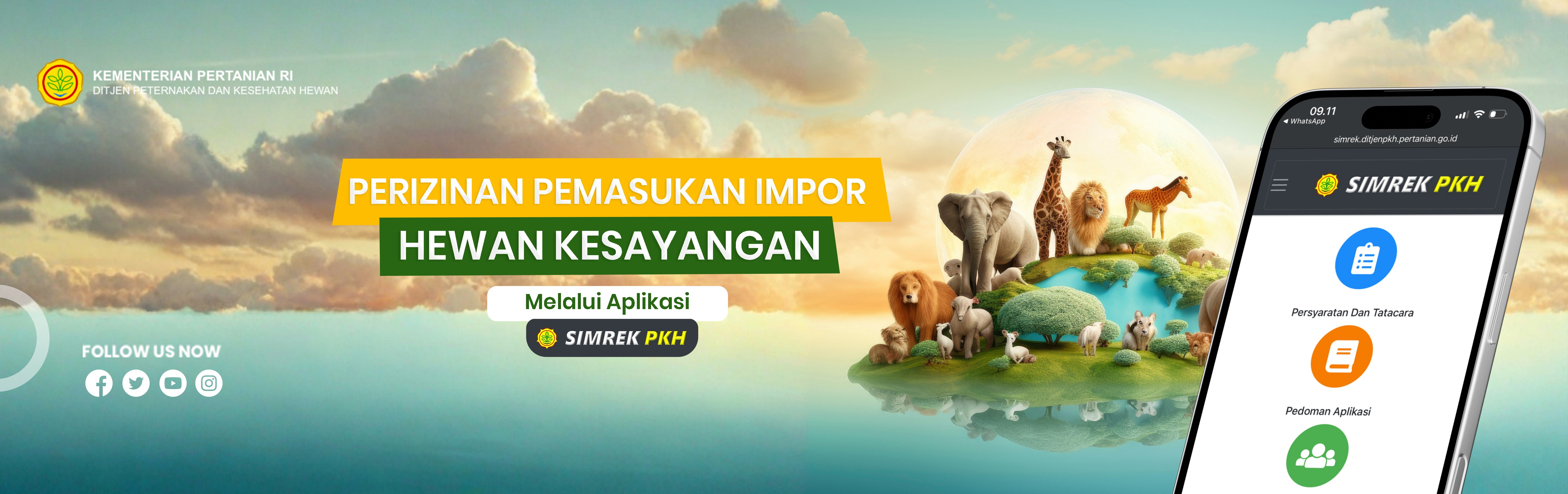 SIMREK PKH - Perizinan Pemasukan Impor Hewan Kesayangan